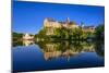 Germany, Baden-Wurttemberg, Swabian Alps, Danube with Sigmaringen Castle, Hohenzollern Castle-Udo Siebig-Mounted Photographic Print