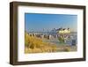 Germany, Baltic Coast, Island Usedom, Baltic Sea Spa Town Ahlbeck, Pier, Sunrise, Beach-Chris Seba-Framed Photographic Print