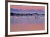 Germany, Bavaria, 5-Sea Country, Saint Heinrich, Lake Starnberg Zugspitze Massif, Wetterstein Range-Bernd Rommelt-Framed Photographic Print