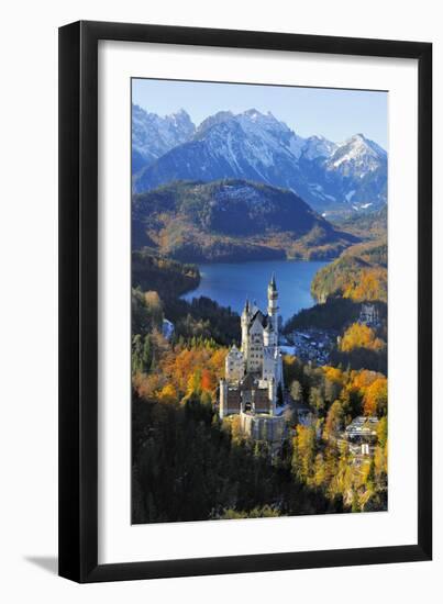 Germany, Bavaria, Allg?u, Neuschwanstein Castle-Herbert Kehrer-Framed Photographic Print