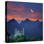 Germany, Bavaria, Allgäu, Neuschwanstein (M)-Ludwig Mallaun-Stretched Canvas