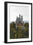 Germany, Bavaria, AllgŠu, Neuschwanstein Castle, from Above-Herbert Kehrer-Framed Photographic Print