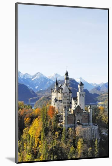 Germany, Bavaria, AllgŠu, Neuschwanstein Castle-Herbert Kehrer-Mounted Photographic Print