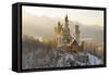 Germany, Bavaria, AllgŠu, Neuschwanstein Castle-Herbert Kehrer-Framed Stretched Canvas