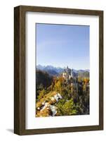 Germany, Bavaria, AllgŠu, Neuschwanstein Castle-Herbert Kehrer-Framed Photographic Print