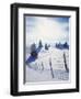 Germany, Bavaria, AllgŠu, Snow Scenery, Back Light, Alps, Mountains, Loneliness, Mountains, Winter-Herbert Kehrer-Framed Premium Photographic Print