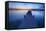 Germany, Bavaria, Ammersee (Lake Ammer), Herrsching, Footbridge at Sundown-Andreas Vitting-Framed Stretched Canvas