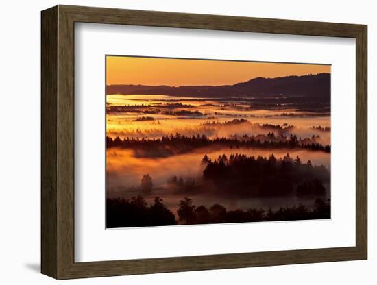 Germany, Bavaria, Bavarian Foothills of the Alps, View About the Kochelmoos, Kochel Moore-Bernd Rommelt-Framed Photographic Print