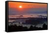 Germany, Bavaria, Bavarian Foothills of the Alps, View About the Kochelmoos, Kochel Moore-Bernd Rommelt-Framed Stretched Canvas
