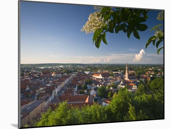 Germany, Bavaria (Bayern), Landshut, Twon Skyline-Alan Copson-Mounted Photographic Print