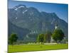 Germany, Bavaria (Bayern), Neuschwanstein Castle and Kolomanskirche-Alan Copson-Mounted Photographic Print