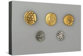 Germany, Bavaria, Celtic Coins, Gold and Silver-null-Stretched Canvas