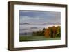 Germany, Bavaria, Faistenberg, View at Jochberg, Bavarian Alpine Foothills-Bernd Rommelt-Framed Photographic Print