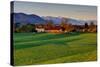 Germany, Bavaria, Farm in Front of Zwiesel, Bavarian Alpine Foothills Wetterstein Range-Bernd Rommelt-Stretched Canvas