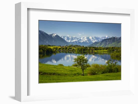 Germany, Bavaria, Foothills of the Alps with Lake Riegsee-Ralf Gerard-Framed Photographic Print