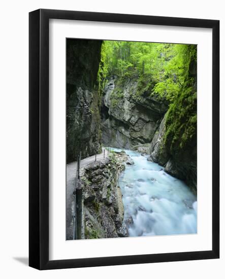 Germany, Bavaria, Garmisch-Partenkirchen, Partnachklamm (Gorge-Andreas Vitting-Framed Photographic Print