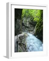 Germany, Bavaria, Garmisch-Partenkirchen, Partnachklamm (Gorge-Andreas Vitting-Framed Photographic Print