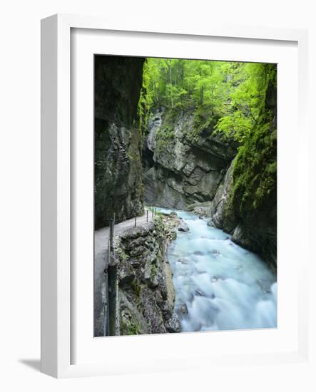 Germany, Bavaria, Garmisch-Partenkirchen, Partnachklamm (Gorge-Andreas Vitting-Framed Photographic Print