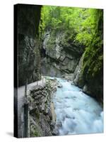 Germany, Bavaria, Garmisch-Partenkirchen, Partnachklamm (Gorge-Andreas Vitting-Stretched Canvas