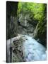 Germany, Bavaria, Garmisch-Partenkirchen, Partnachklamm (Gorge-Andreas Vitting-Stretched Canvas