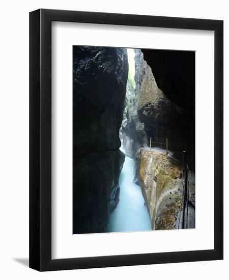 Germany, Bavaria, Garmisch-Partenkirchen, Partnachklamm (Gorge-Andreas Vitting-Framed Photographic Print