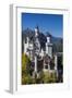 Germany, Bavaria, Hohenschwangau, Schloss Neuschwanstein castle, elevated view, fall-Walter Bibikw-Framed Photographic Print