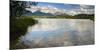 Germany, Bavaria, KrŸn, Evening Mood at Barmsee (Lake), View to Karwendel Mountains-Andreas Vitting-Mounted Photographic Print