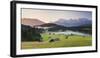 Germany, Bavaria, Lake Geroldsee, Northern Karwendel Range, Huts-Rainer Mirau-Framed Photographic Print