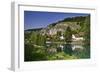 Germany, Bavaria, Lower Bavaria, AltmŸhltal (Valley), Essing, AltmŸhl, Ruin, Randeck-Udo Siebig-Framed Photographic Print