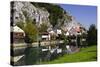 Germany, Bavaria, Lower Bavaria, AltmŸhltal (Valley), Essing, Old, Bridge, River, Landscape-Udo Siebig-Stretched Canvas