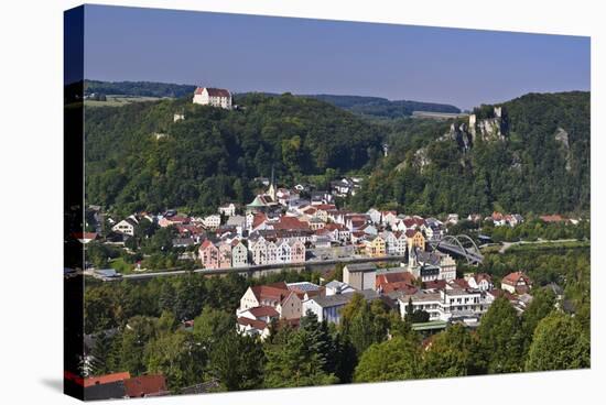 Germany, Bavaria, Lower Bavaria, AltmŸhltal (Valley), Riedenburg, City Overview-Udo Siebig-Stretched Canvas