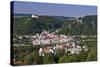 Germany, Bavaria, Lower Bavaria, AltmŸhltal (Valley), Riedenburg, City Overview-Udo Siebig-Stretched Canvas