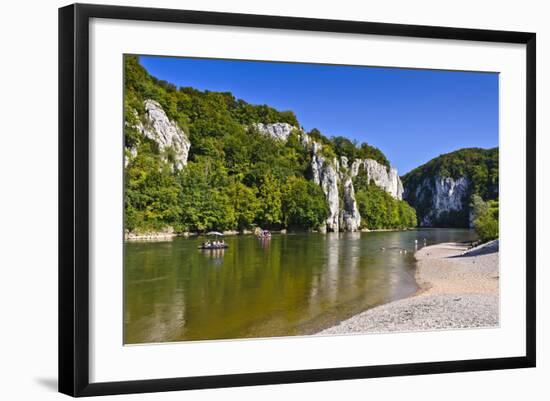 Germany, Bavaria, Lower Bavaria, Danube Valley, Weltenburg-Udo Siebig-Framed Photographic Print