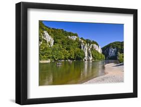 Germany, Bavaria, Lower Bavaria, Danube Valley, Weltenburg-Udo Siebig-Framed Photographic Print