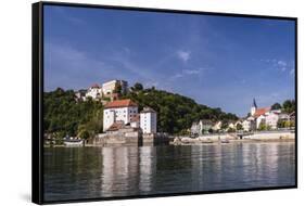 Germany, Bavaria, Lower Bavaria, Donau-Inn, Passau-Udo Siebig-Framed Stretched Canvas