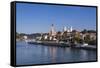 Germany, Bavaria, Lower Bavaria, Donau-Inn, Passau-Udo Siebig-Framed Stretched Canvas