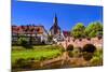 Germany, Bavaria, Lower Franconia, 'FrŠnkisches Saaletal' (Saale Valley), GrŠfendorf-Udo Siebig-Mounted Photographic Print