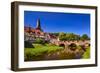 Germany, Bavaria, Lower Franconia, 'FrŠnkisches Saaletal' (Saale Valley), GrŠfendorf-Udo Siebig-Framed Photographic Print