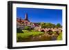 Germany, Bavaria, Lower Franconia, 'FrŠnkisches Saaletal' (Saale Valley), GrŠfendorf-Udo Siebig-Framed Photographic Print