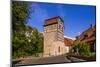 Germany, Bavaria, Lower Franconia, 'FrŠnkisches Saaletal' (Saale Valley), Hammelburg, 'HŸterturm'-Udo Siebig-Mounted Photographic Print