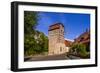 Germany, Bavaria, Lower Franconia, 'FrŠnkisches Saaletal' (Saale Valley), Hammelburg, 'HŸterturm'-Udo Siebig-Framed Photographic Print