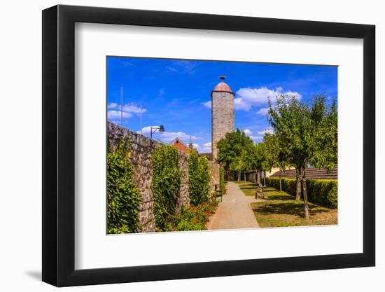 Germany, Bavaria, Lower Franconia, 'FrŠnkisches Saaletal' (Saale Valley), Hammelburg-Udo Siebig-Framed Premium Photographic Print