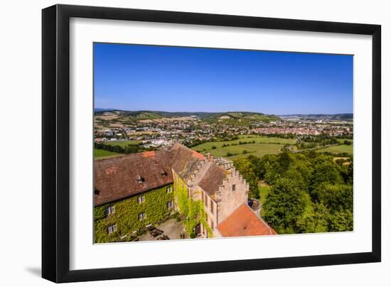 Germany, Bavaria, Lower Franconia, 'FrŠnkisches Saaletal' (Saale Valley), Hammelburg-Udo Siebig-Framed Photographic Print