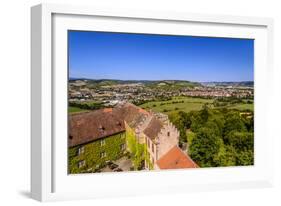 Germany, Bavaria, Lower Franconia, 'FrŠnkisches Saaletal' (Saale Valley), Hammelburg-Udo Siebig-Framed Photographic Print