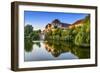 Germany, Bavaria, Lower Franconia, 'FrŠnkisches Saaletal' (Saale Valley), Hammelburg-Udo Siebig-Framed Photographic Print