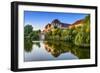 Germany, Bavaria, Lower Franconia, 'FrŠnkisches Saaletal' (Saale Valley), Hammelburg-Udo Siebig-Framed Photographic Print