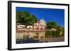 Germany, Bavaria, Lower Franconia, 'FrŠnkisches Saaletal' (Saale Valley), Hammelburg-Udo Siebig-Framed Photographic Print