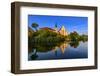 Germany, Bavaria, Lower Franconia, 'FrŠnkisches Saaletal' (Saale Valley), Hammelburg-Udo Siebig-Framed Photographic Print