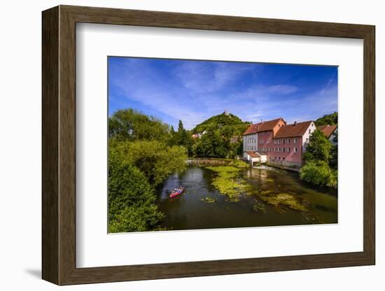 Germany, Bavaria, Lower Franconia, 'FrŠnkisches Saaletal' (Saale Valley), Trimberg-Udo Siebig-Framed Photographic Print