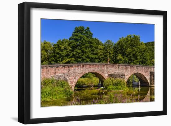 Germany, Bavaria, Lower Franconia, 'FrŠnkisches Saaletal' (Saale Valley), WolfsmŸnster-Udo Siebig-Framed Photographic Print